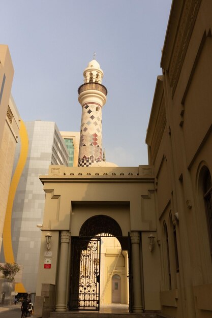 Le bâtiment de la mosquée Masjid Fareej Al Fadhel à Manama au Bahreïn