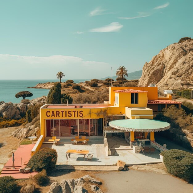 Photo un bâtiment avec le mot vecchio dessus