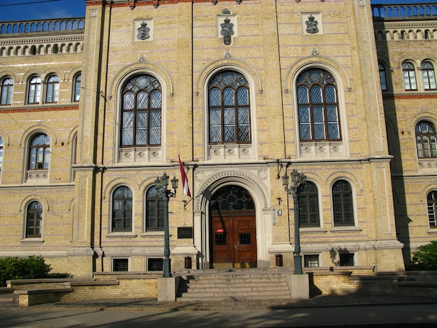 Le bâtiment à Riga Lettonie