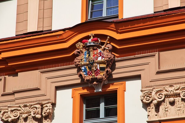 Le bâtiment vintage dans la ville de Wroclaw en Pologne