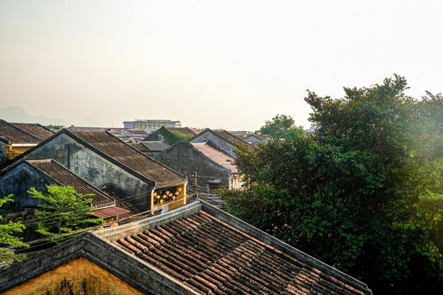 Photo bâtiments d'architecture vintage à hoi an