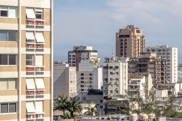Bâtiments dans le quartier de Leblon à Rio de Janeiro, Brésil.