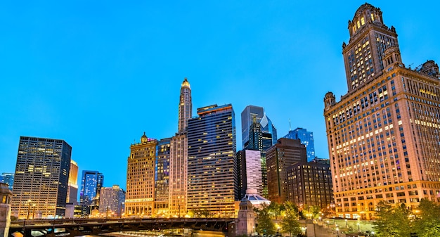 Bâtiments historiques du centre-ville de Chicago, États-Unis