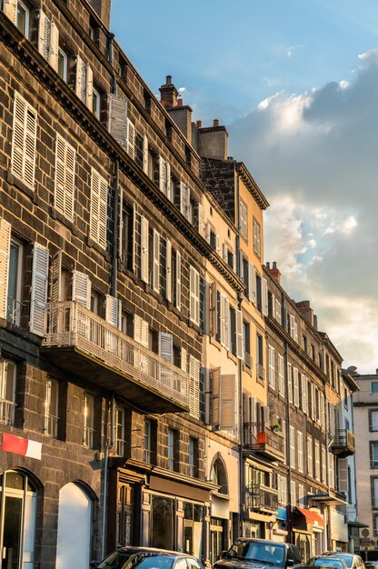 Photo bâtiments historiques du département de clermont-ferrand et du puyde-dome en france