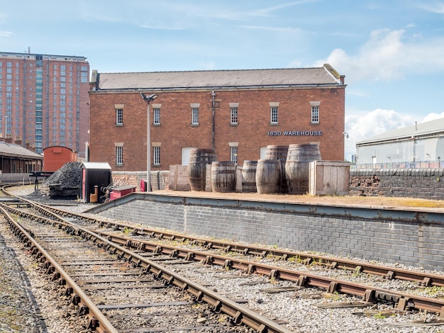 Bâtiments historiques du Musée des sciences et de l'industrie situés dans la ville de Manchester en Angleterre