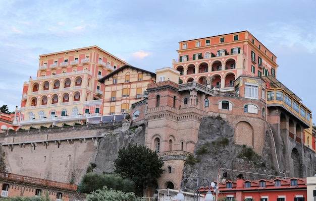 Bâtiments à Sorrento Naples Italie