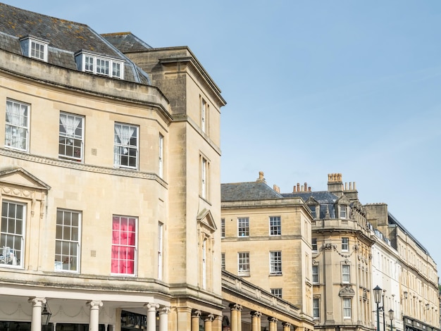 Bâtiments de la ville de Bath, site du patrimoine mondial de l'UNESCO en Angleterre