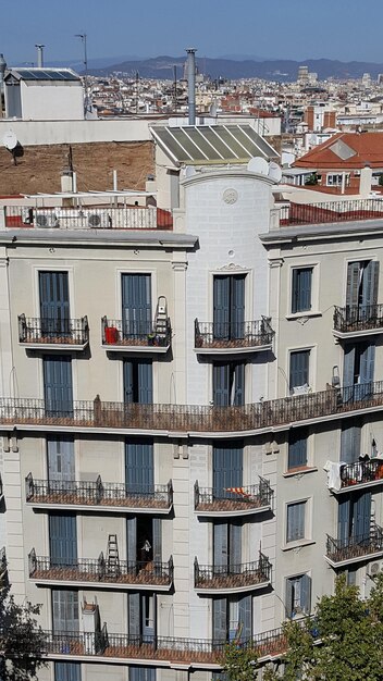 Photo bâtiments en ville contre le ciel