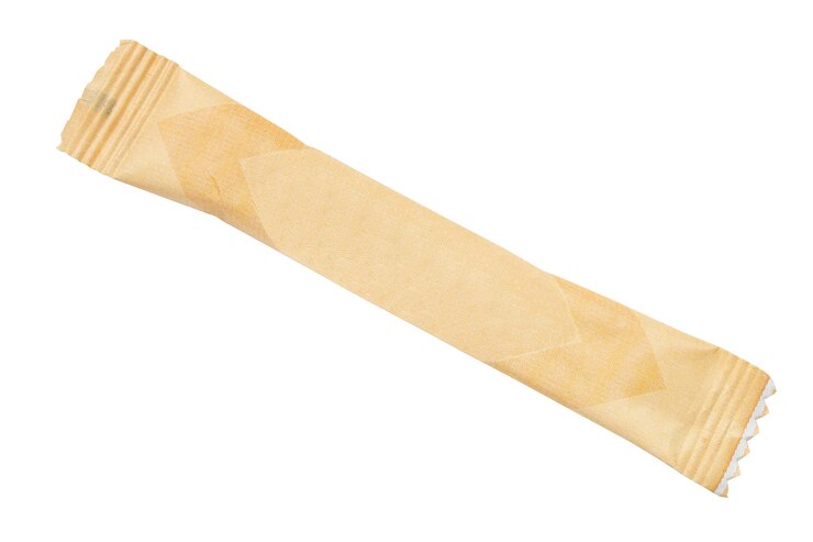 Photo bâton de sucre isolé