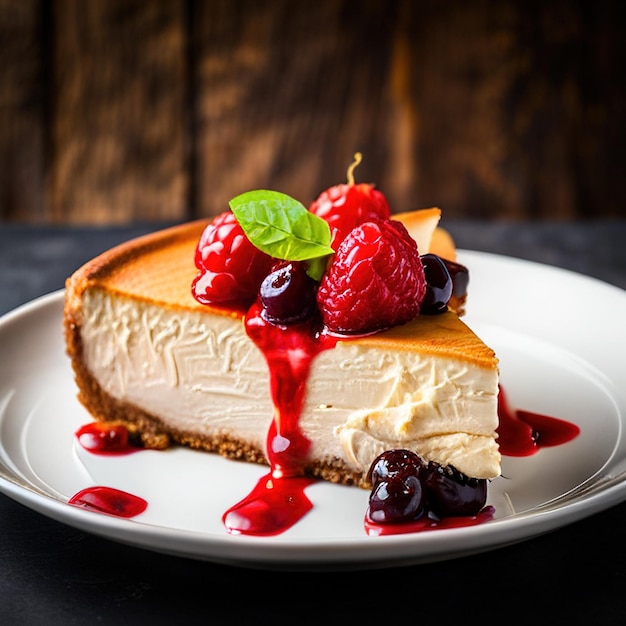 bâtonnets de cannelle de gâteau au fromage créés avec générative ai