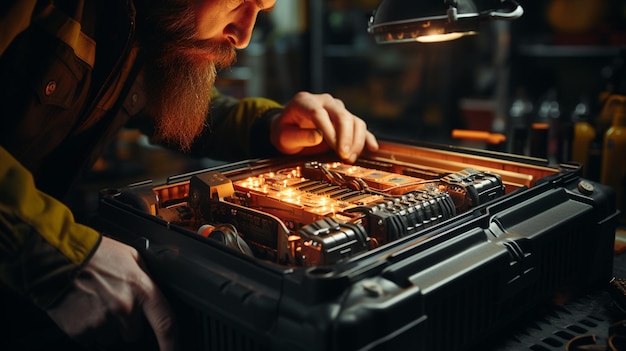 Batterie de retenue mécanique masculine