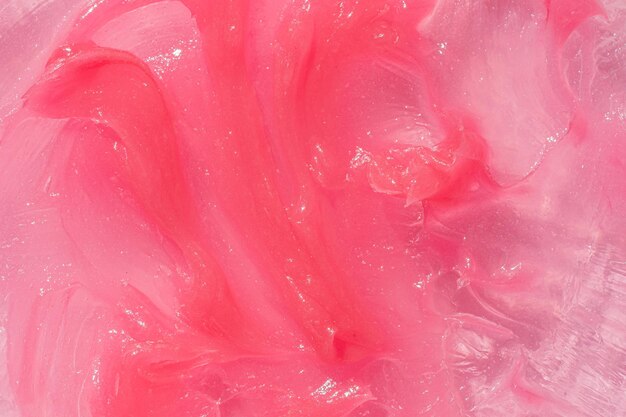 Photo baume crémeux rose, produit de beauté hydratant et nettoyant, échantillon d'échantillon cosmétique