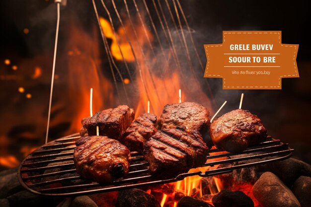 Bbq conception de publicité sur Facebook