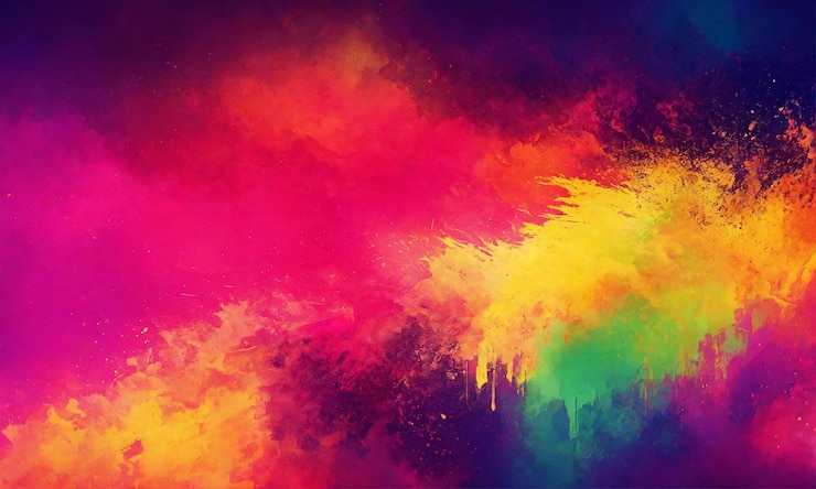 Photo beau abstrait grunge plein de couleurs fond de mur parfait pour la conception de papier peint