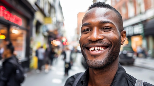 Le beau avocat souriant.