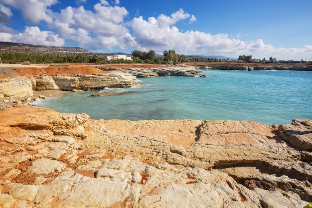 Beau bord de mer à Chypre