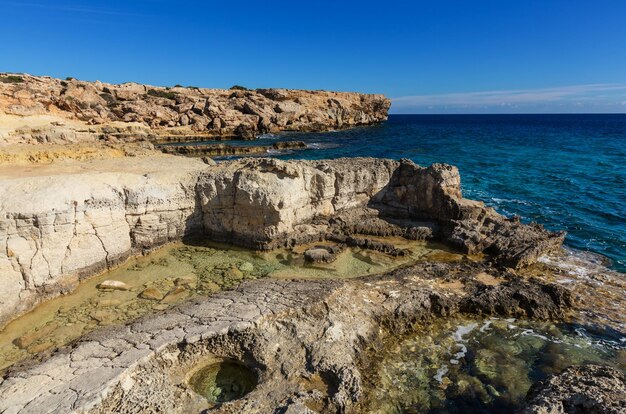 Beau bord de mer à Chypre