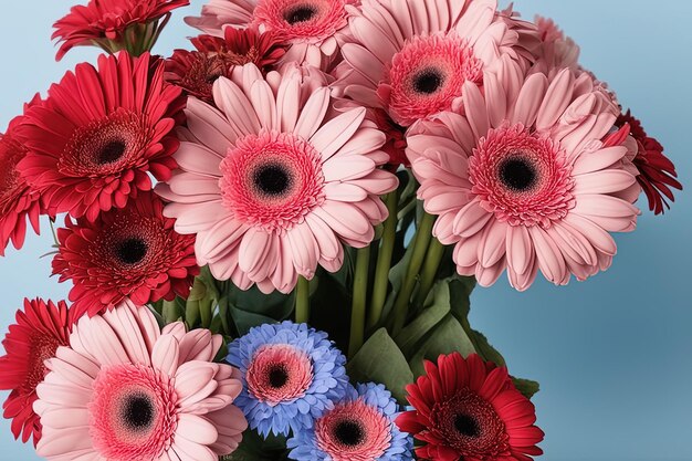 Photo un beau bouquet de fleurs de belles fleurs dans le jardin un beau bouchet de fleurs