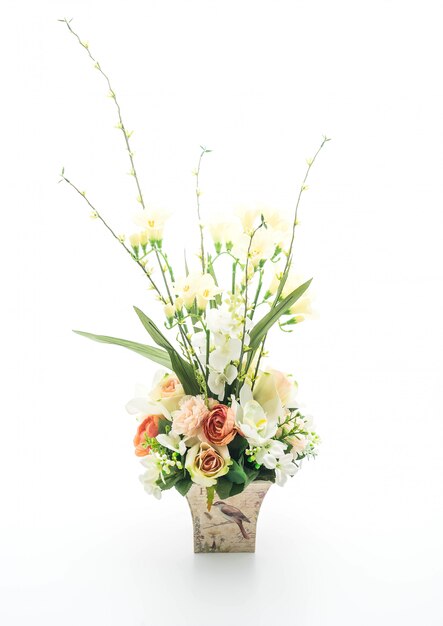 beau bouquet de fleurs dans un vase