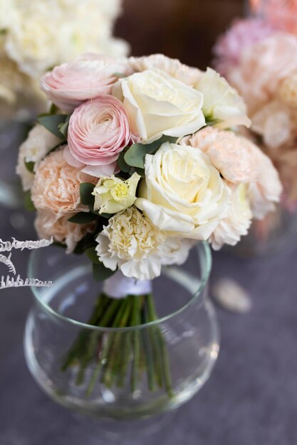 un beau bouquet de mariage pour la mariée