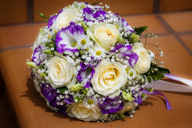 Beau bouquet de mariage