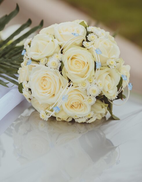 Beau bouquet de mariage