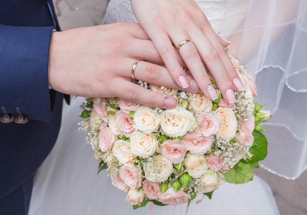 Beau bouquet de mariage