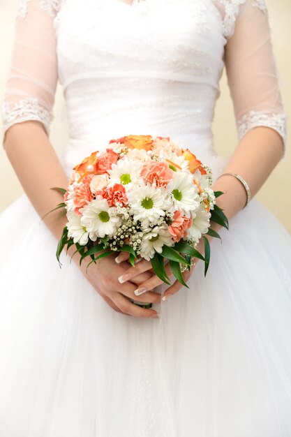 Beau bouquet de mariage