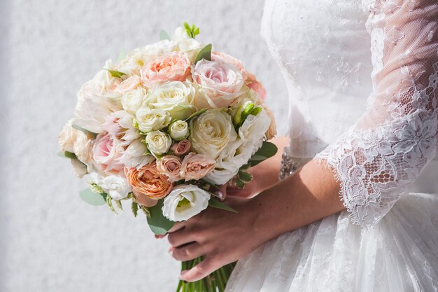 Beau bouquet de mariée