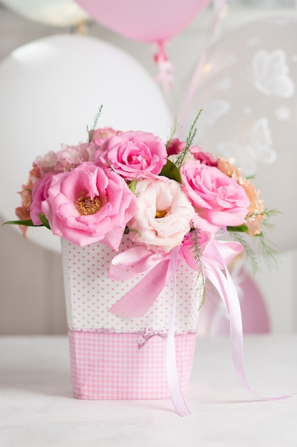 Beau bouquet de roses