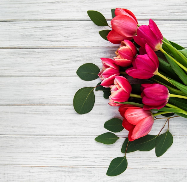 Beau bouquet de tulipes