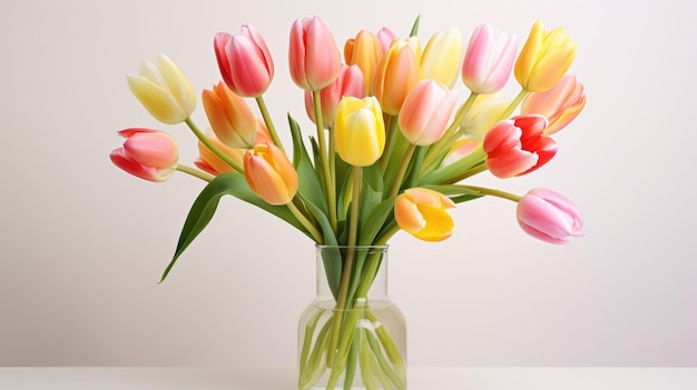 Un beau bouquet de tulipes