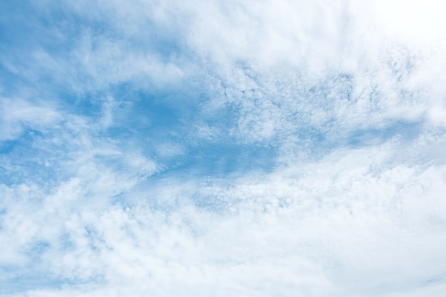 beau ciel bleu avec des nuages