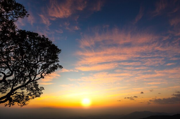 Beau Ciel Coucher De Soleil Darmatique