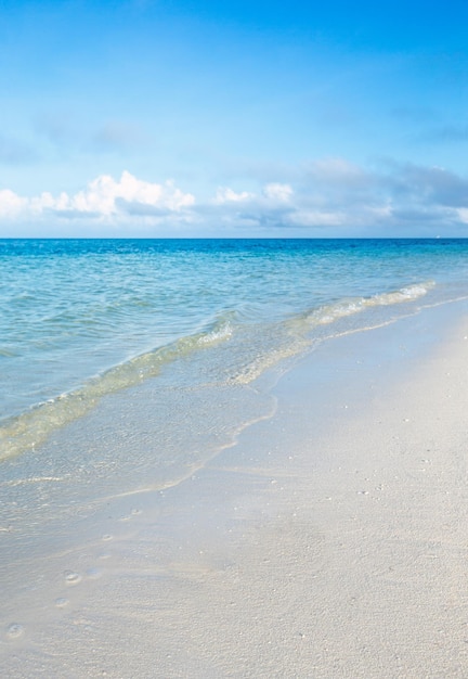 Beau ciel et mer bleue