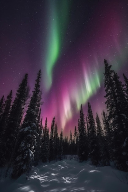 Photo le beau ciel de la nuit