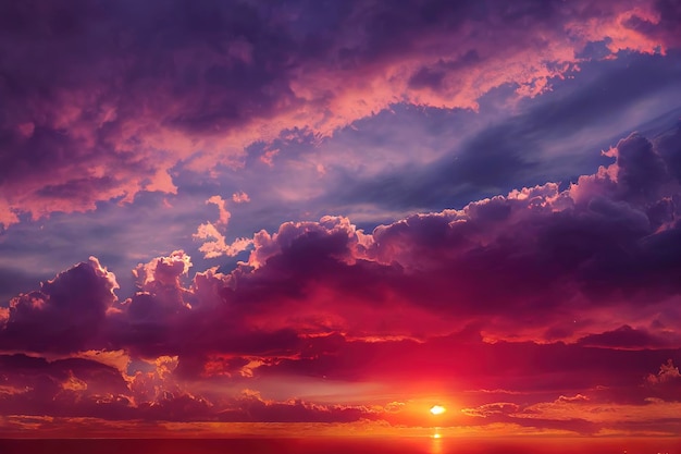 Beau ciel de photographie de ciel avec des nuages