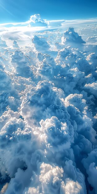 Un beau ciel plein de nuages