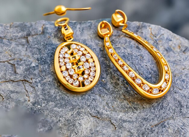 beau collier et boucles d'oreilles