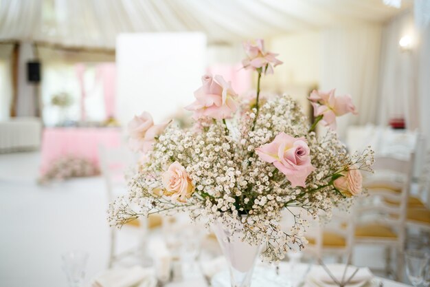 Photo beau décor un jour de mariage