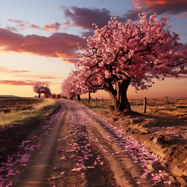 Photo le beau environnement du monde au printemps