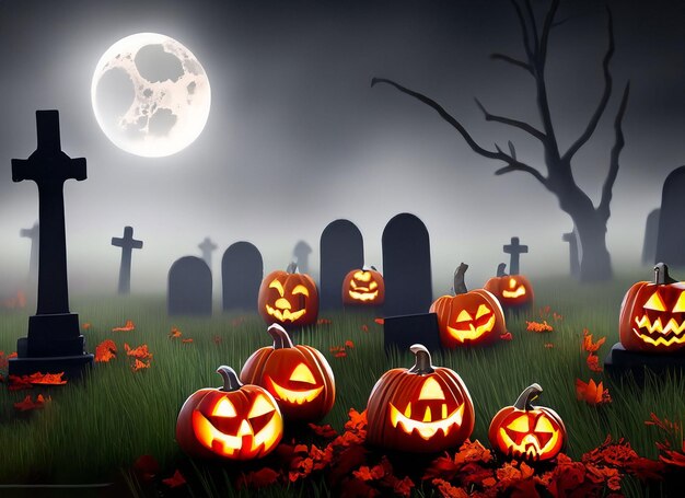 Photo beau fond avec le concept d'halloween