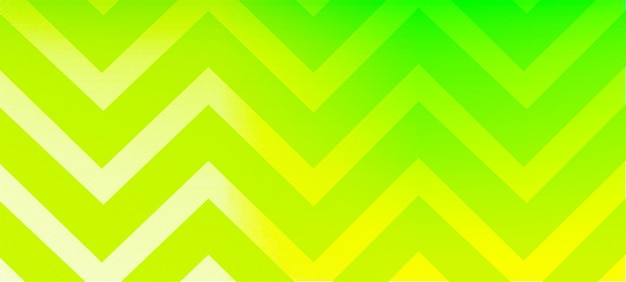 Beau fond de conception d'écran large de vague de zigzag jaune et vert