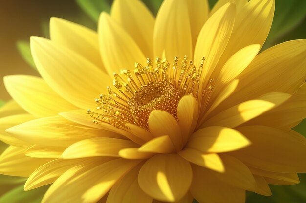 Un beau fond de fleurs jaunes