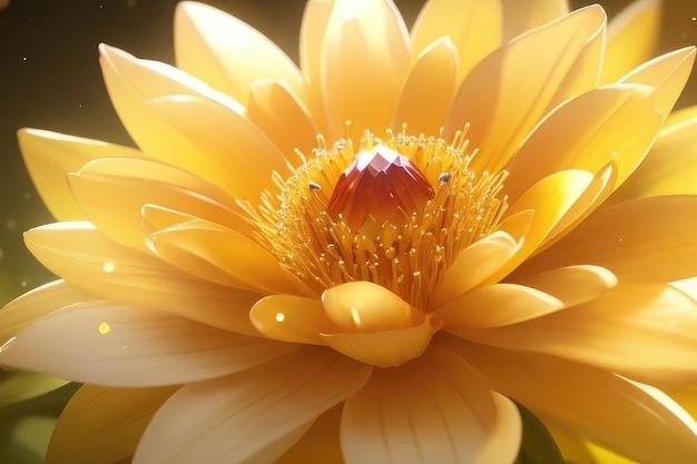 Un beau fond de fleurs jaunes