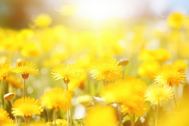 Beau fond de fleurs naturelles colorées du printemps d'été