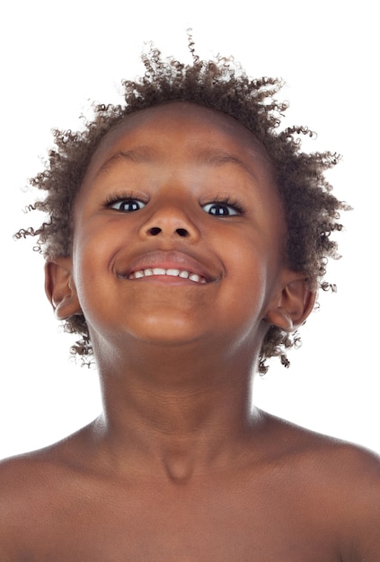 Beau garçon afro-américain