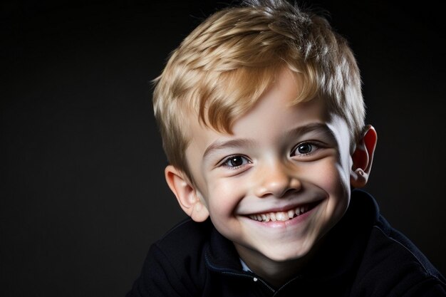 Un beau garçon si mignon Kid sourit