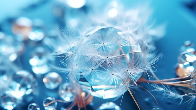 Un beau globe de neige avec un papier peint UHD de glace