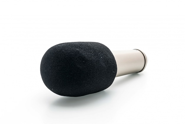 beau microphone sur blanc